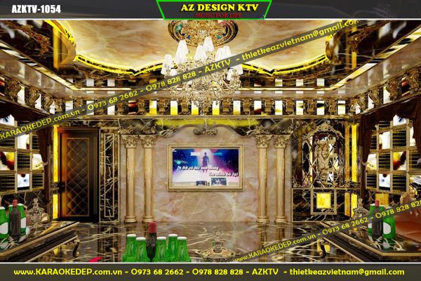 Mẫu phòng Bar Karaoke Cổ Điển đẹp
