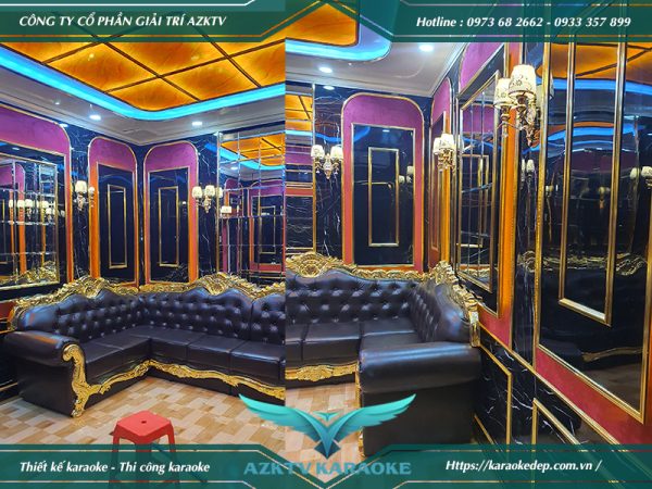 Thiết kế thi công phòng hát karaoke Gia Đình Chị Trang - Củ Chi TPHCM