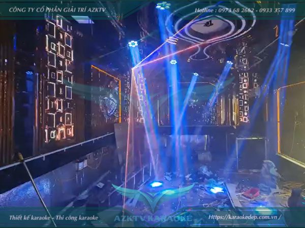 Thiết kế thi công phòng karaoke VIP ấn tượng tại Thái Nguyên