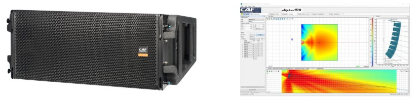 Thiết kế và cấu tạo của Loa Alpha F10 Line Array góc phủ âm và khả năng tích hợp module