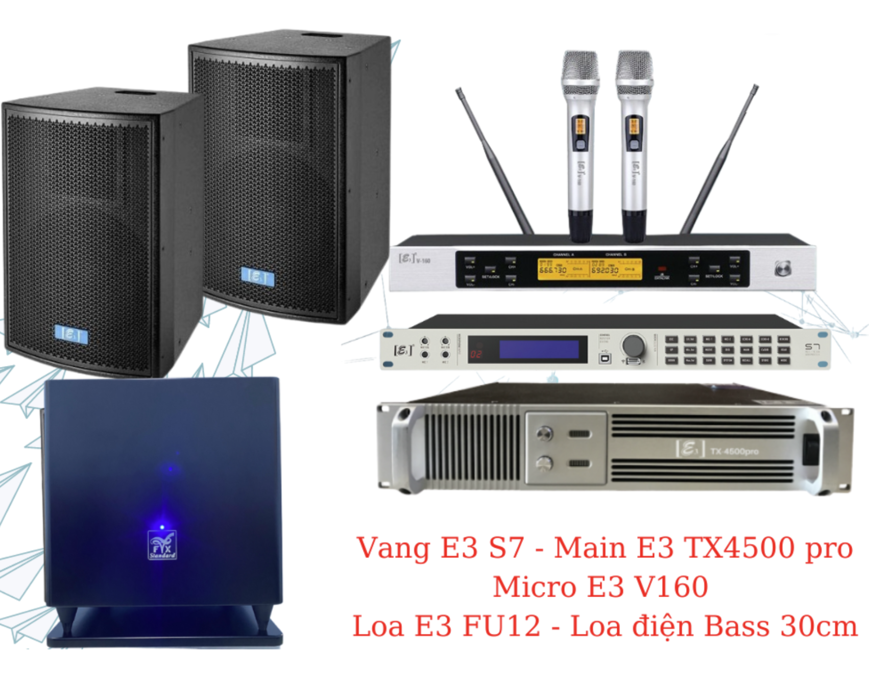 dàn karaoke gia đình E3 Audio 03