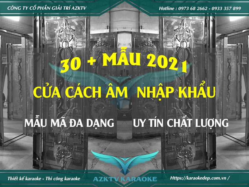 Cửa Cách Âm Phòng Hát Nhập Khẩu Chất Liệu Inox - CNK 313