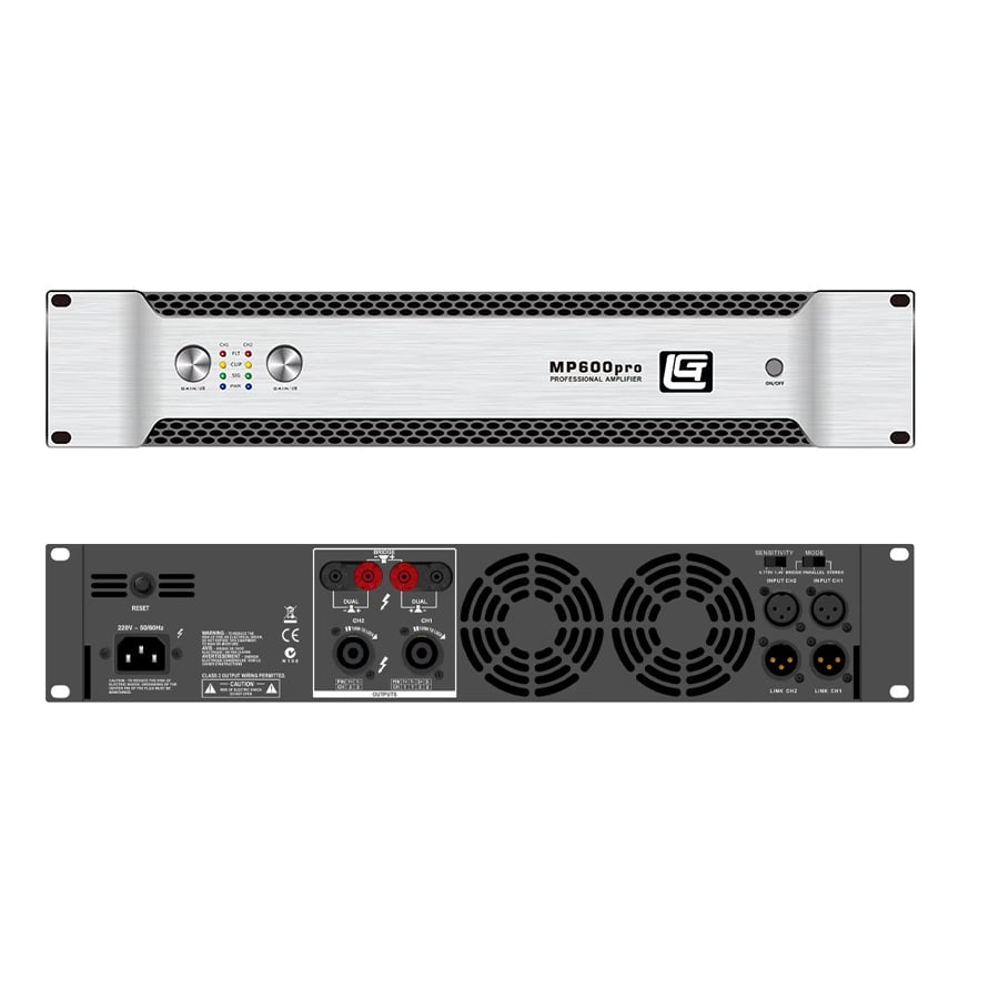 Cục đẩy công suất LGT MP-600 Pro 2 kênh chính hãng chất lượng cao