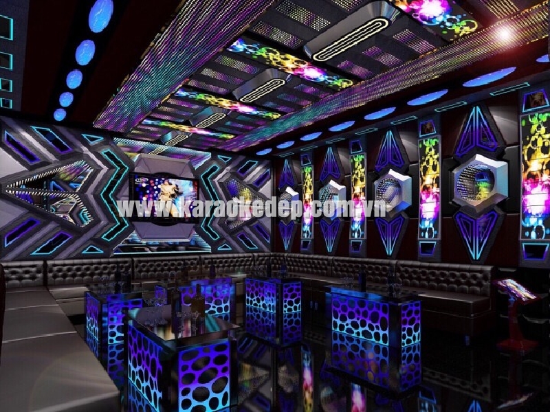 phong cách trang trí karaoke nổi bật